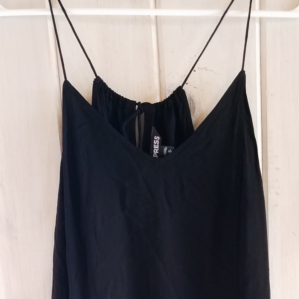 short Flowly Black Dress